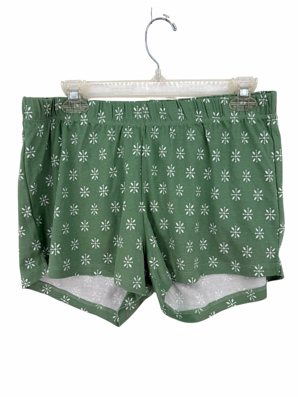 Lake Pajamas Women's Green Floral-Print Sleep Shorts